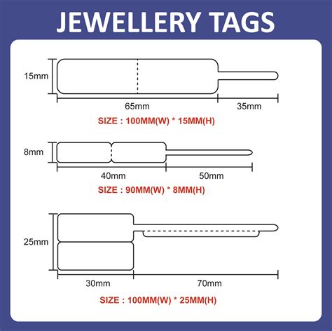 rfid tag dimensions